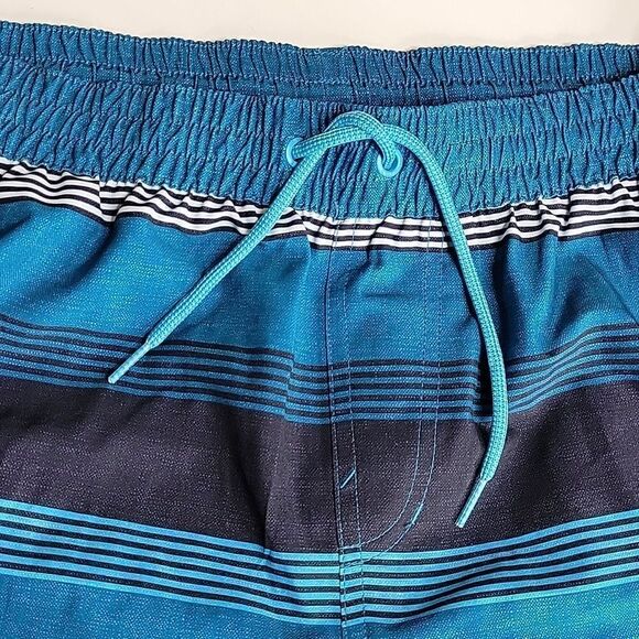 NEW L NIKE REPEL BOARD SWIMMING SWIM TRUNKS BLUE BLACK SHORTS MEN'S LARGE NWT - Picture 13 of 16